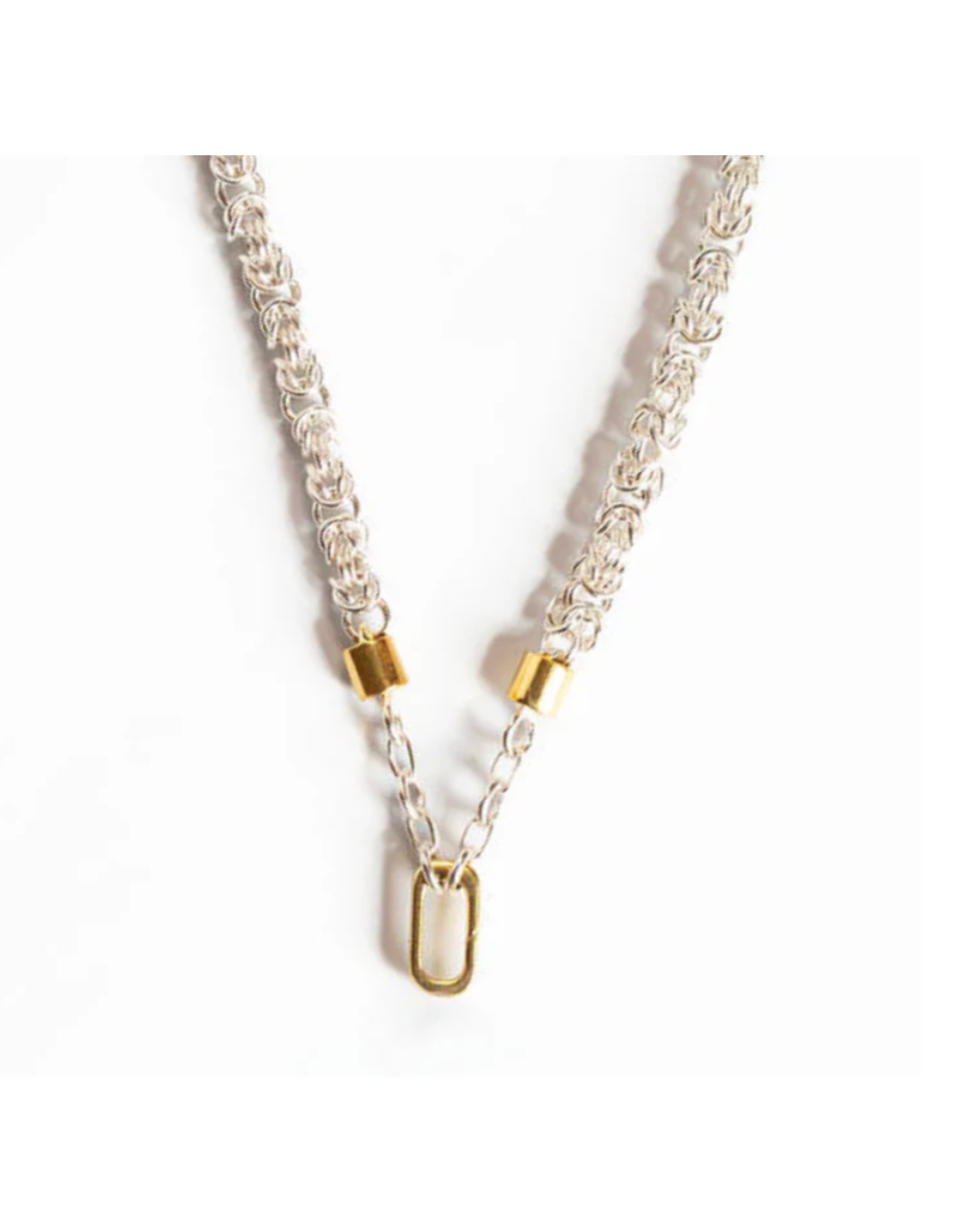 Winston and Waits WW Loop Chain Necklace, Silver