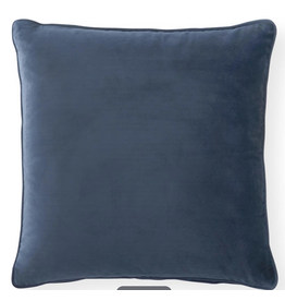 K & K Midnight Navy Velvet Pillow