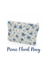 Ida Mae IM Quilted Makeup Bag