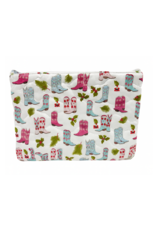 Ida Mae IM Holiday Quilted Makeup Bag Ida Mae IM Holiday Quilted Makeup Bag