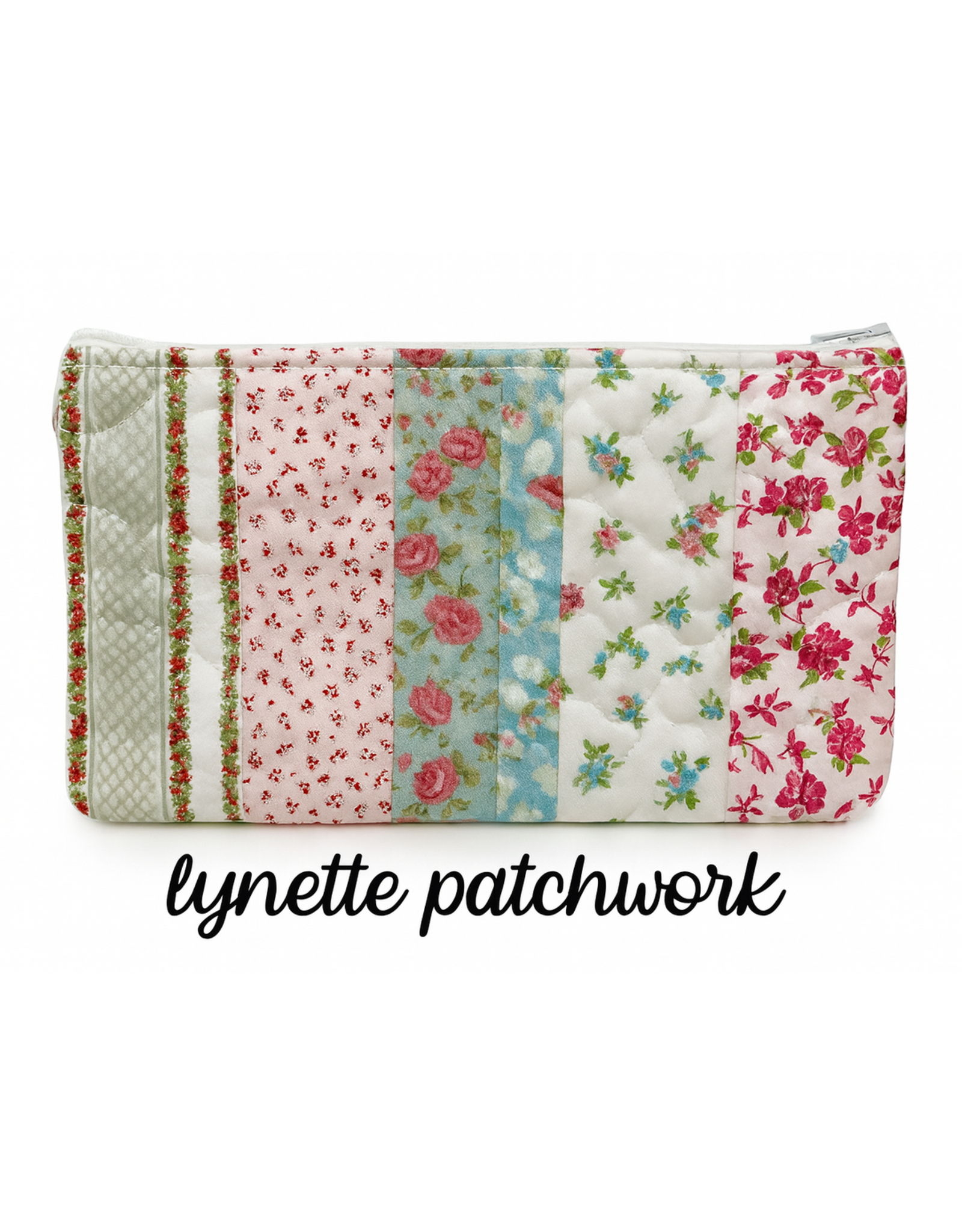 Ida Mae IM Quilted Makeup Bag