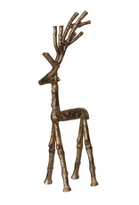 Creative Co-Op 15.75" Cast Aluminum Gold Twig Deer Creative Co-Op 15.75" Cast Aluminum Gold Twig Deer