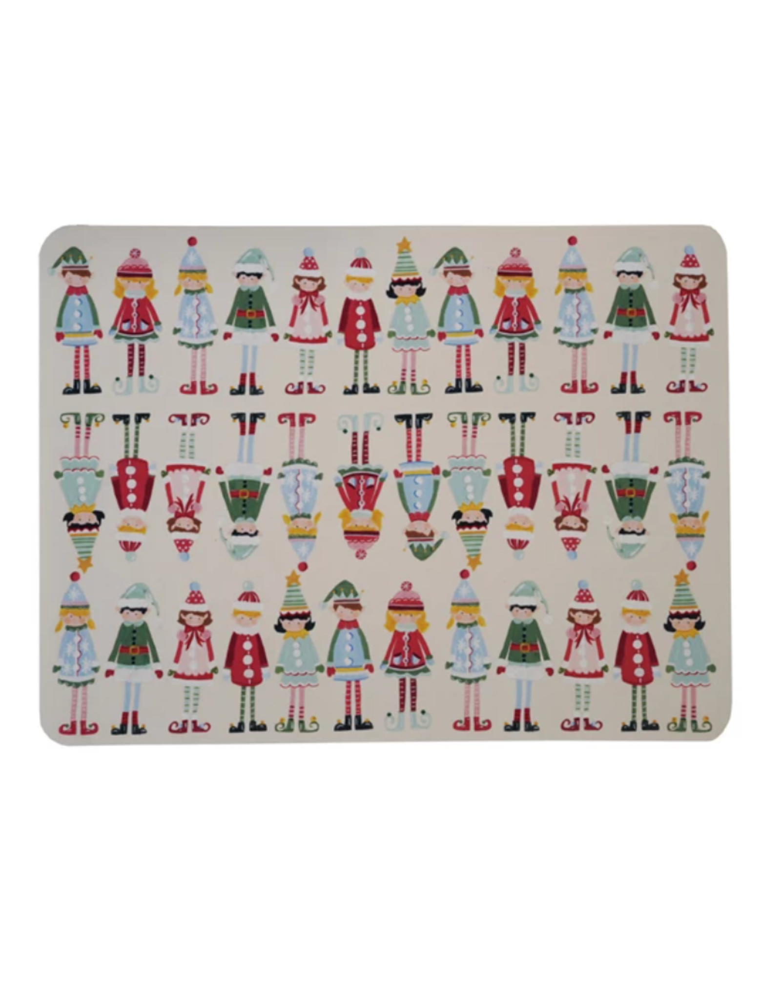 Creative Co-Op Santa's Elves Baking Mat