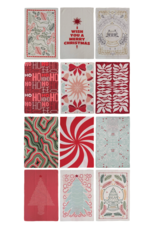 Creative Co-Op Holiday Microfiber Tea Towels