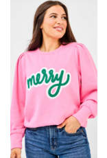 Mary Square Merry Pink Kelly Sweatshirt Mary Square Merry Pink Kelly Sweatshirt