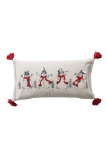 Creative Co-Op 28" Frosty & Friends Pillow