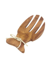 Pacific Merchants Trading Acacia Wood Salad Hands, 6.5"