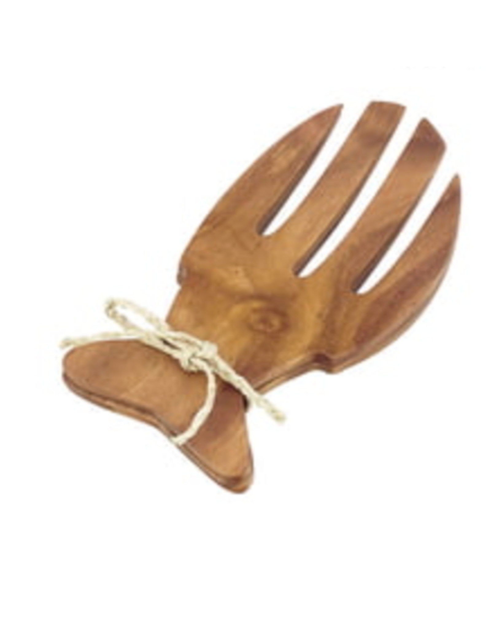 Pacific Merchants Trading Acacia Wood Salad Hands, 6.5"