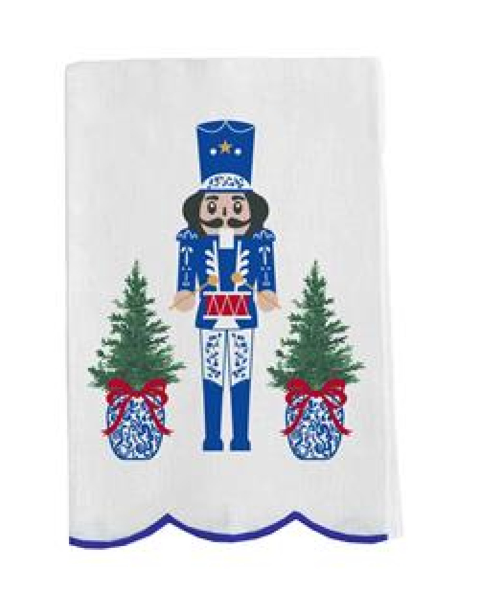 Mary Square MS Seasonal Embroidered Tea Towel