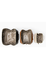 A Wink & A Nod Set of 3 Leather Cosmetic Bags