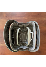 A Wink & A Nod Set of 3 Leather Cosmetic Bags