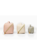 A Wink & A Nod Set of 3 Leather Cosmetic Bags