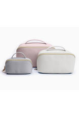 A Wink & A Nod Set of 3 Leather Cosmetic Bags