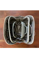 A Wink & A Nod Set of 3 Leather Cosmetic Bags