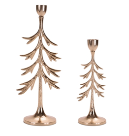 Melrose Golden Tree Candle Holder 13"