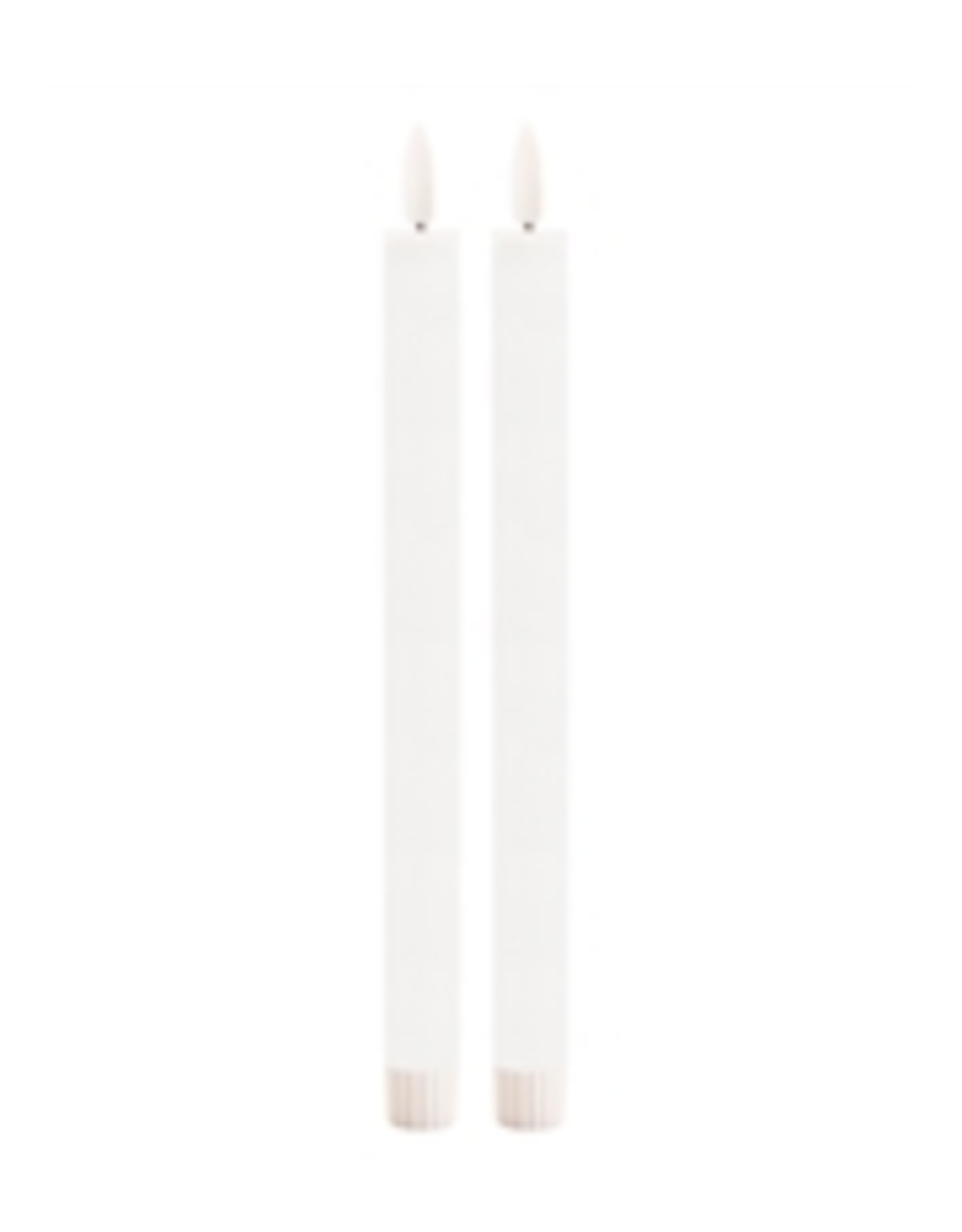 Melrose FIA Wick White Taper Candle, set of 2