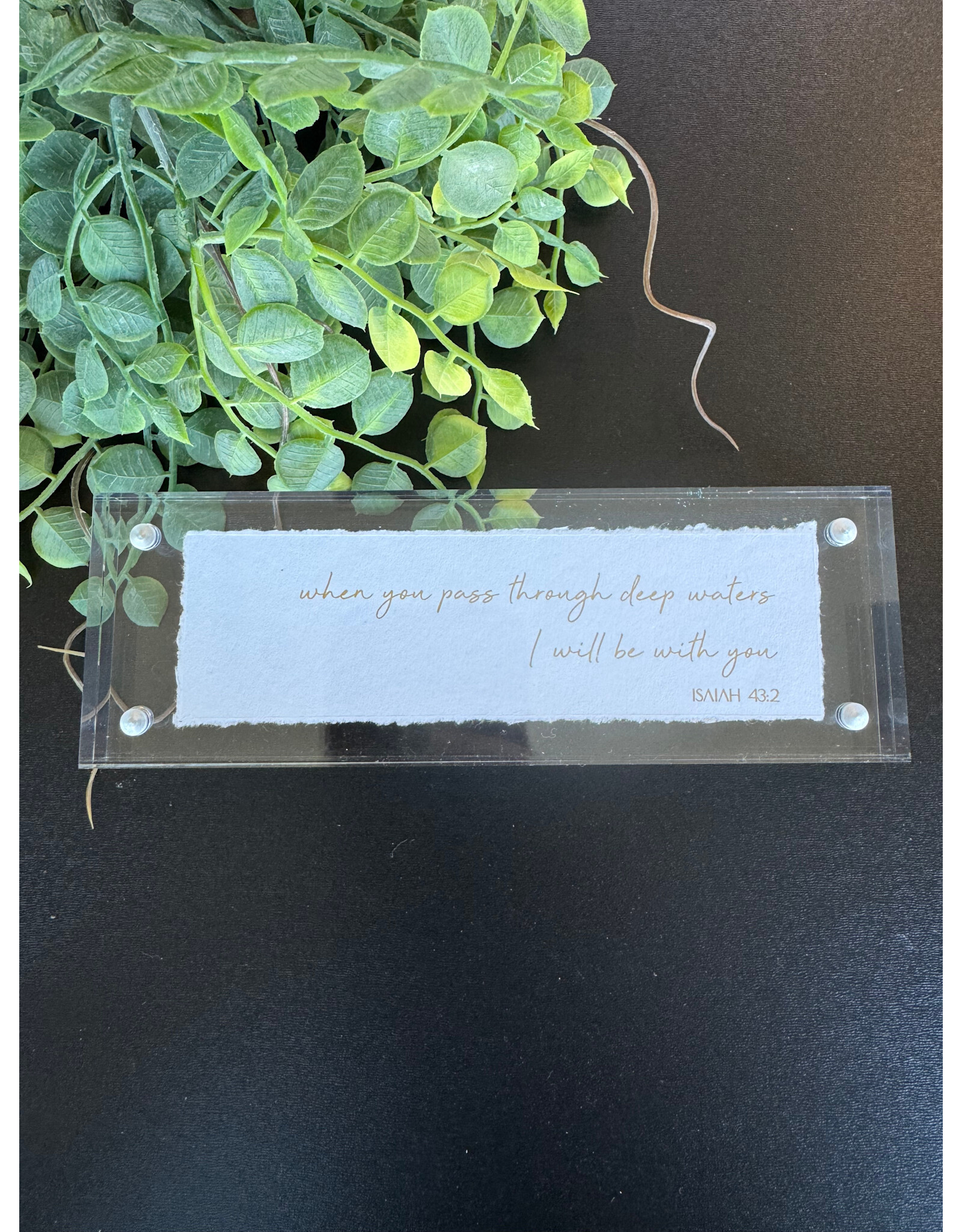 Eva Belle 2x6 Acrylic Block