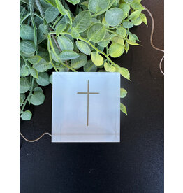 Eva Belle 2" Acrylic Cross Block