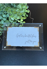 Eva Belle 4x6 Acrylic Block