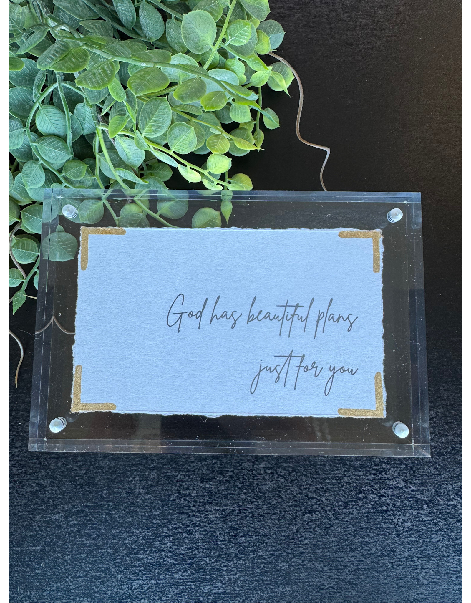 Eva Belle 4x6 Acrylic Block