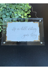 Eva Belle 4x6 Acrylic Block