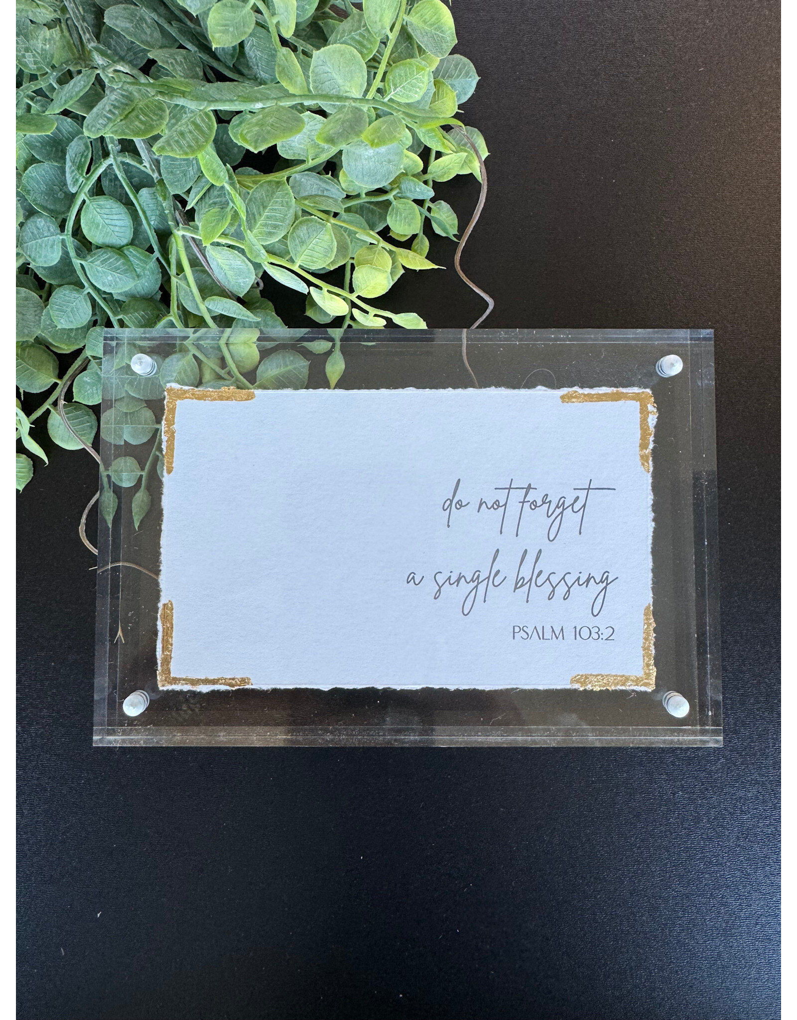 Eva Belle 4x6 Acrylic Block