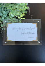 Eva Belle 4x6 Acrylic Block