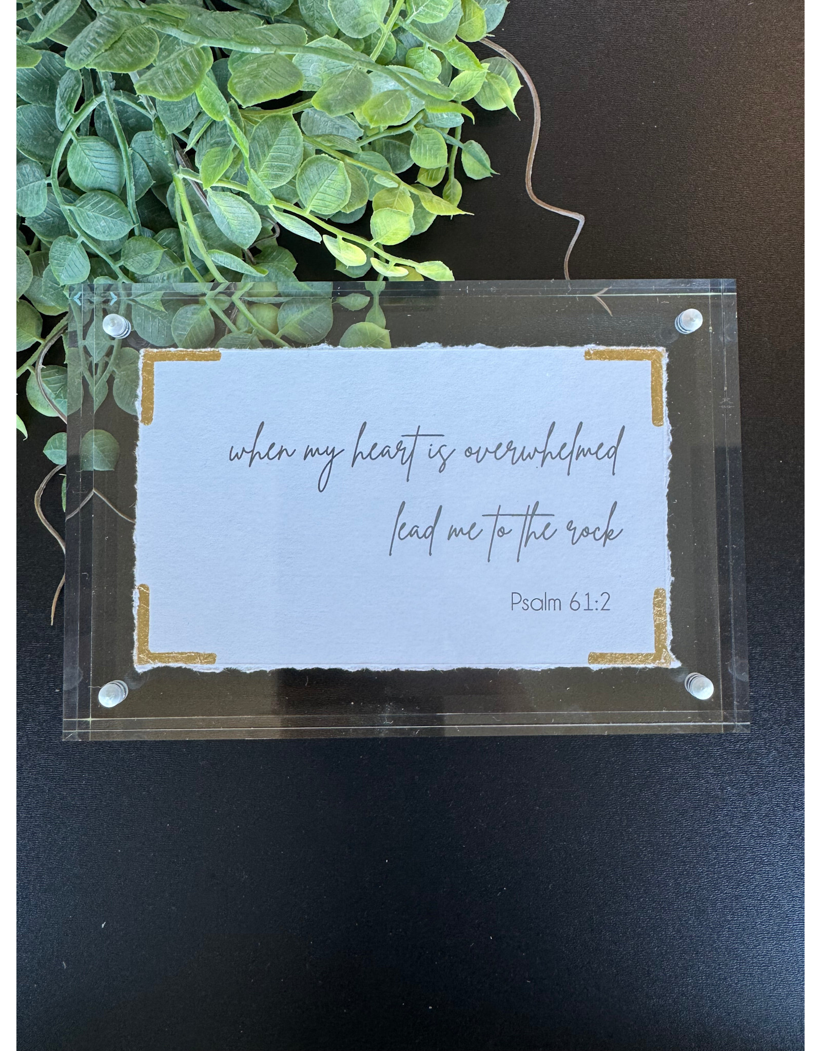 Eva Belle 4x6 Acrylic Block