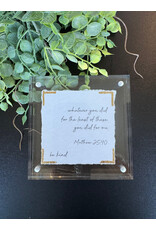 Eva Belle 4x4 Acrylic Block