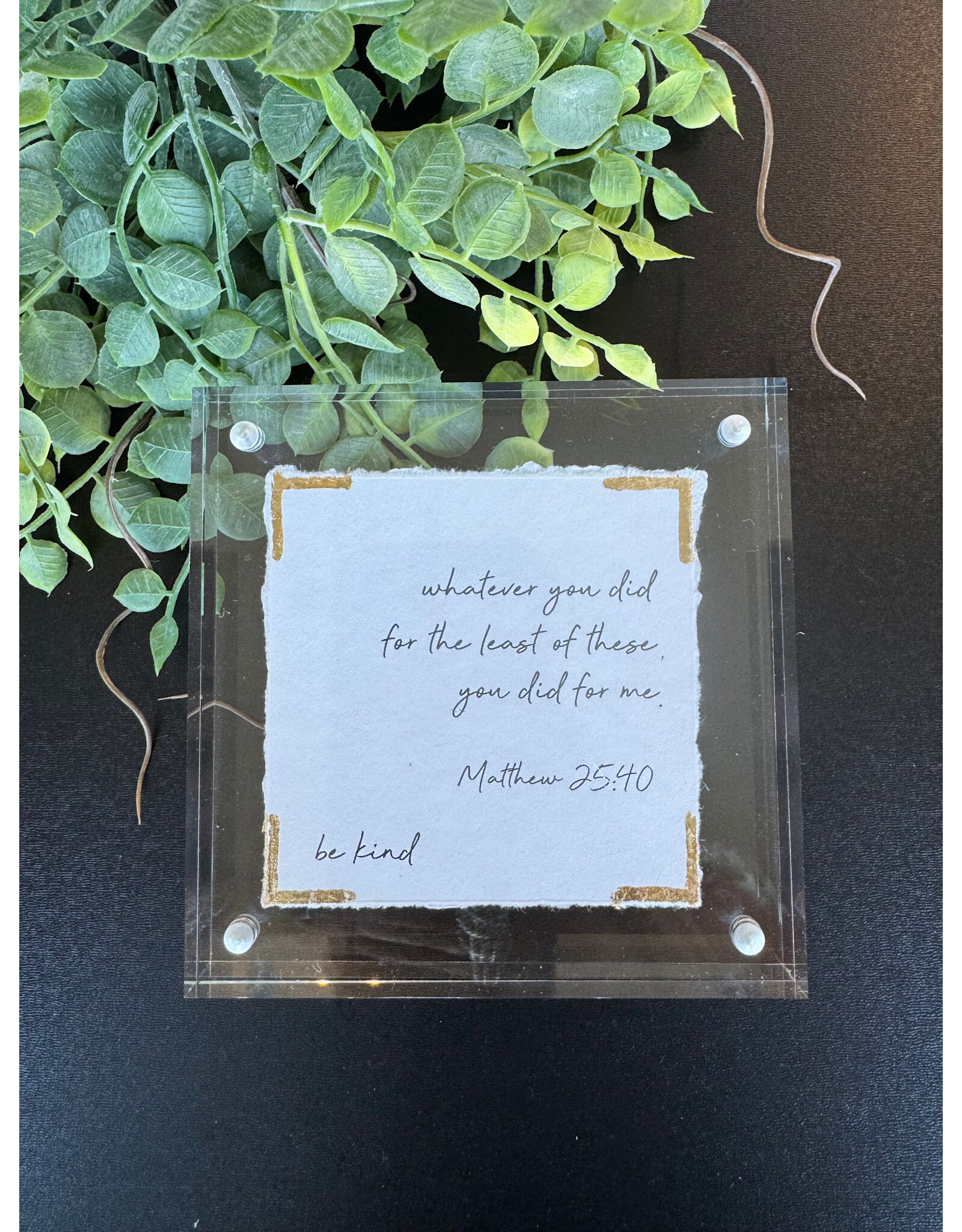 Eva Belle 4x4 Acrylic Block