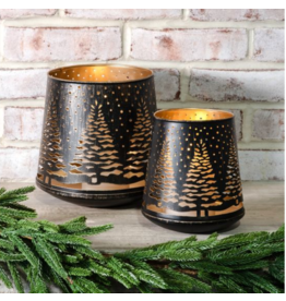 PD Home & Garden Gold Tin Tree Lantern, Large