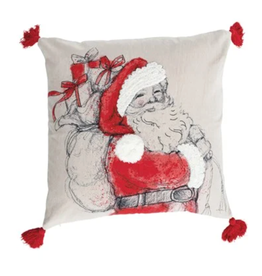 Creative Co-Op Cozy Clause Pillow