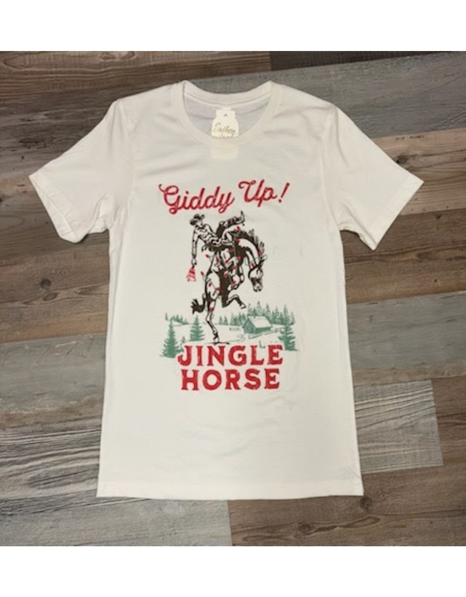Southern Fried Giddy Up Jingle Horse Shirt
