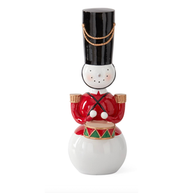 K & K Snowman Nutcracker Solider with Drum