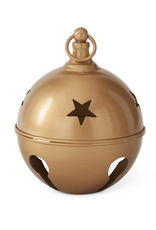K & K 7.5" Gold Hanging Jingle Bell