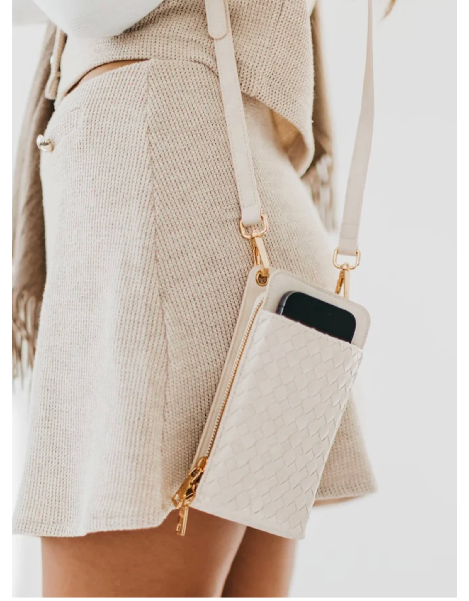 Pretty Simple Woven Double Duty Phone Bag