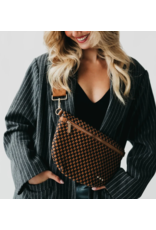 Pretty Simple Suede Westlyn Woven Bum Bag