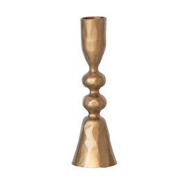 Creative Co-Op 5.75"  Cast Iron Taper Gold