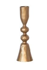 Creative Co-Op 5.75"  Cast Iron Taper Gold