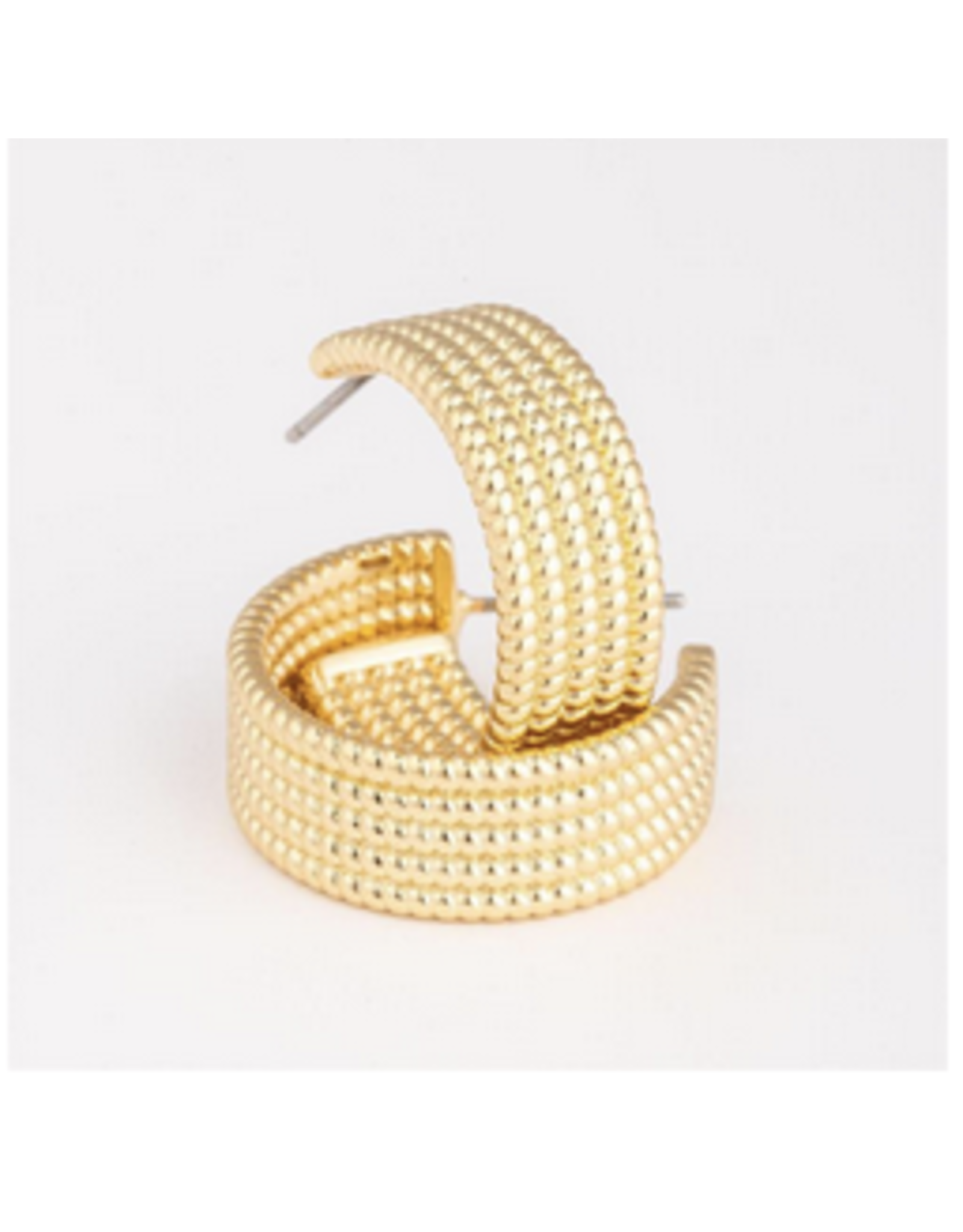 Michelle McDowell Daisy Braided Gold Earrings