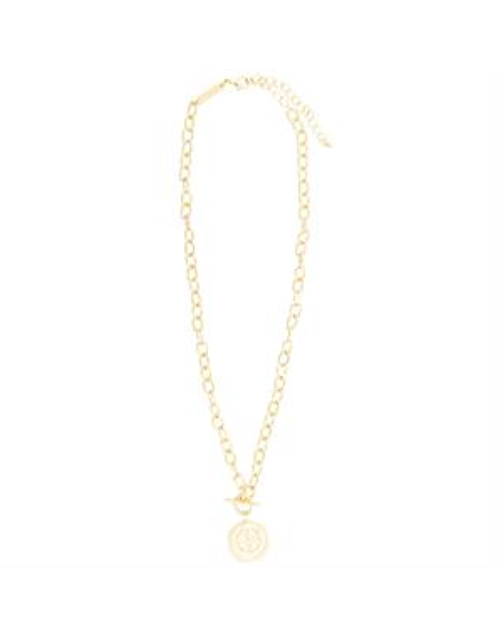 Michelle McDowell Monroe Gold Link Necklace