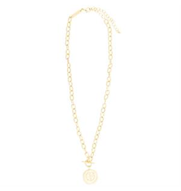 Michelle McDowell Monroe Gold Link Necklace