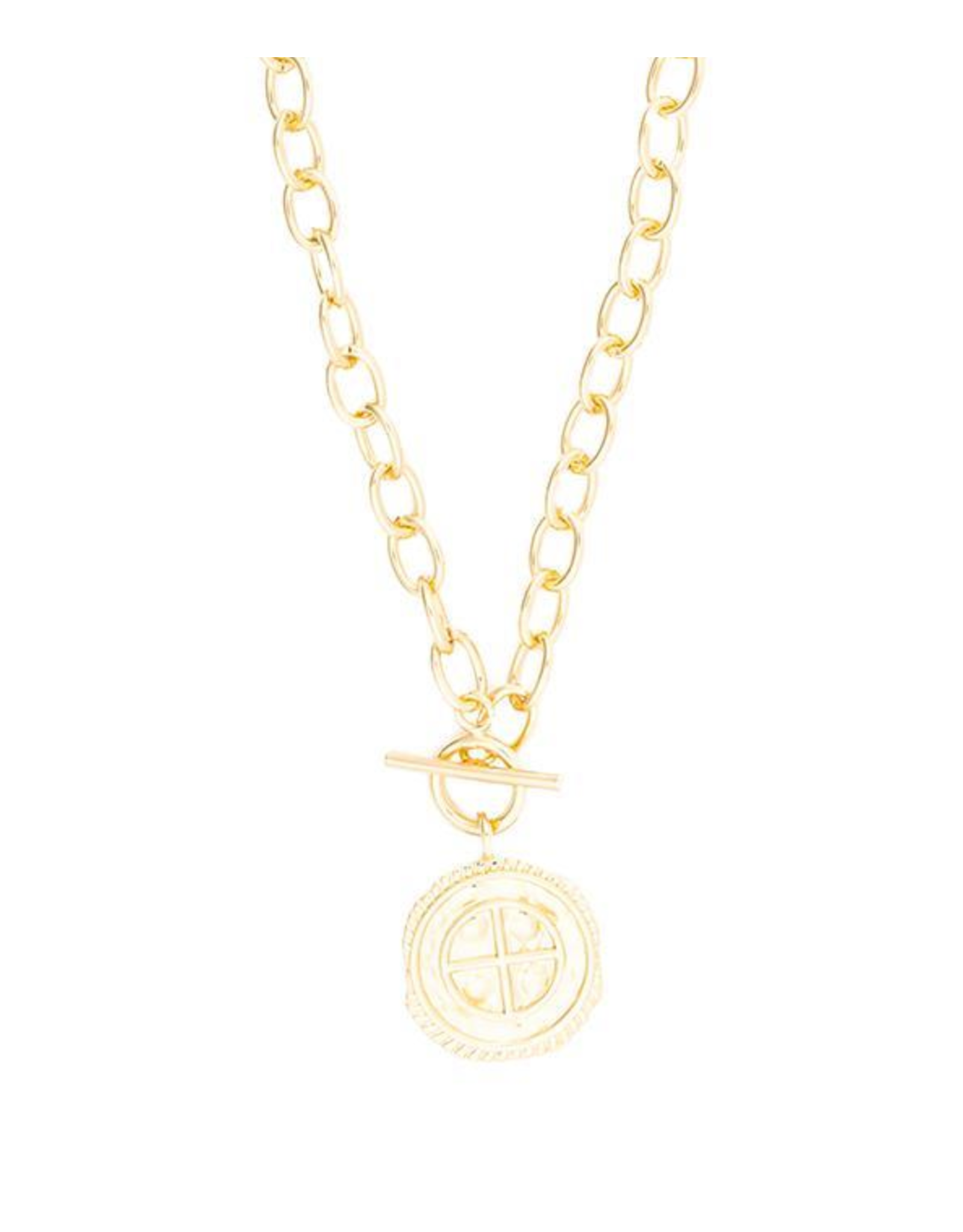 Michelle McDowell Monroe Gold Link Necklace