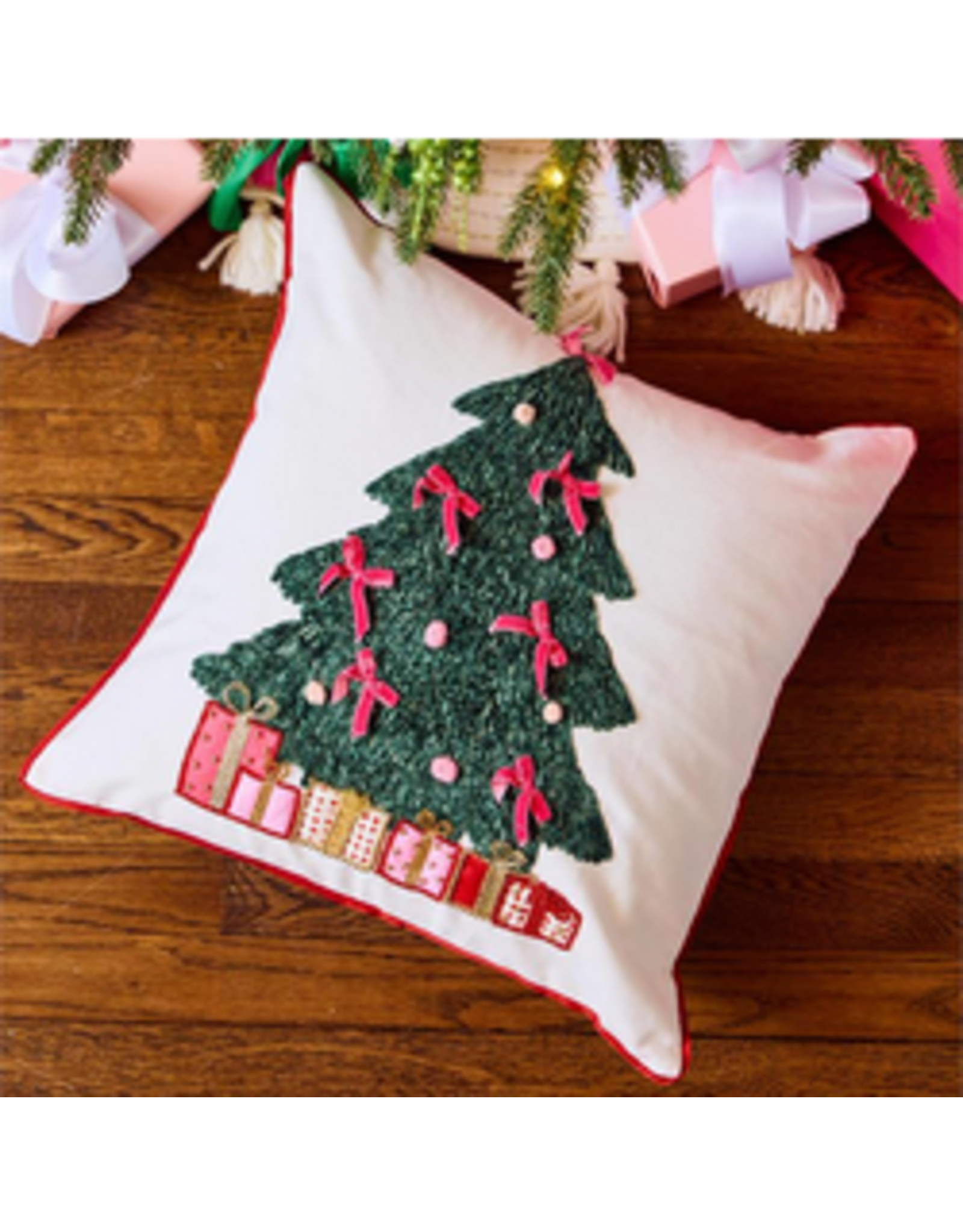 Mary Square Whimsical Tree Square Pillow