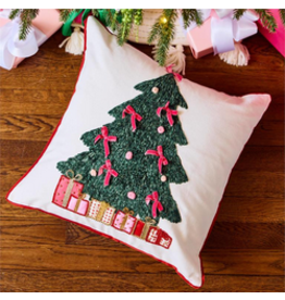 Mary Square Whimsical Tree Square Pillow