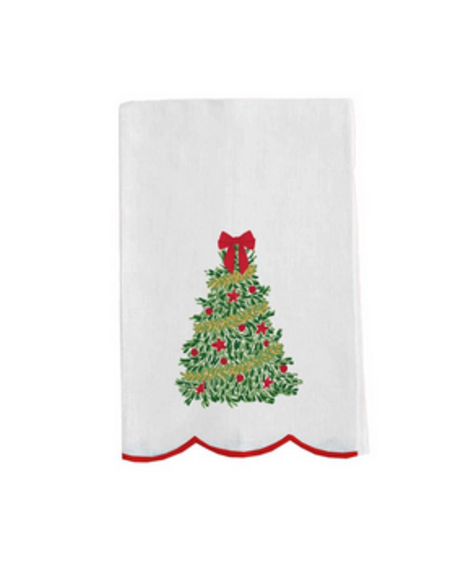 Mary Square MS Seasonal Embroidered Tea Towel