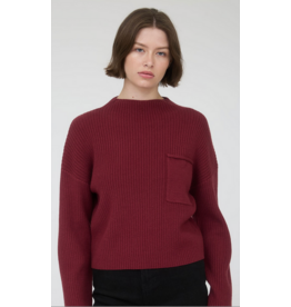 Blu Pepper Mock Neck Long Sleeve Sweater