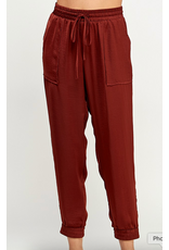 Fun2Fun Satin Pocket Detail Jogger Pants