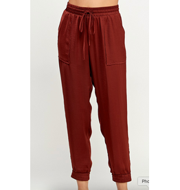Fun2Fun Satin Pocket Detail Jogger Pants