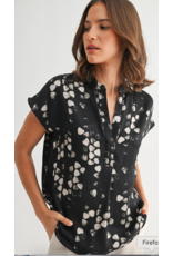 Fun2Fun Abstract Print Dolman Shirt